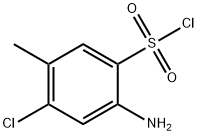 2-氨基-4-氯-5-甲基苯磺酰氯 结构式