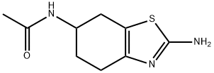 6-乙酰胺基-2-氨基-4,5,6,7-四氢苯并噻唑 结构式