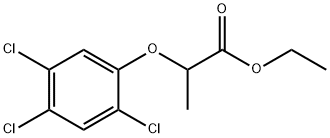 2-(2,4,5-三氯苯氧基)丙酸乙酯 结构式