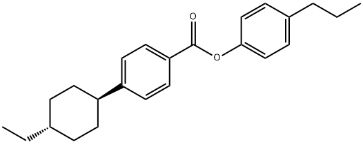 乙基环己基苯甲酸对丙基苯酚酯 结构式