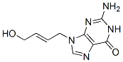 9-(4-hydroxy-2-buten-1-yl)guanine 结构式