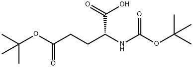BOC-D-谷氨酸5-叔丁酯 结构式