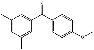 3,5-DIMETHYL-4'-METHOXYBENZOPHENONE 结构式