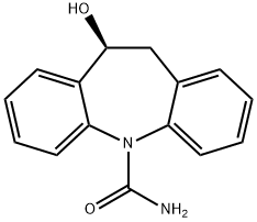 (S)-10-羟基二氢-5H-二苯并[B,F]氮杂卓-5-甲酰胺 结构式