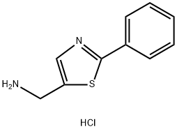 2-苯基-5-噻唑-乙胺盐酸盐 结构式