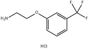 2-(3-(三氟甲基)苯氧基)乙-1-胺盐酸盐 结构式