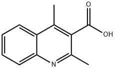 2,4-二甲基喹啉-3-甲酸 结构式