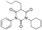 5-Butyl-1-cyclohexyl-3-phenylbarbituric acid 结构式