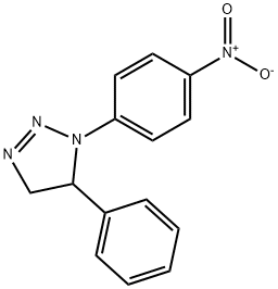 1-(4-nitrophenyl)-5-phenyl-4,5-dihydrotriazole 结构式