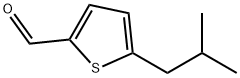 5-异丁基噻吩-2-甲醛 结构式