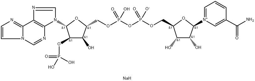 烟酰胺1，N6-乙醇腺嘌呤*磷酸核苷酸 结构式