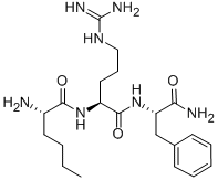 NLE-ARG-PHE AMIDE 结构式