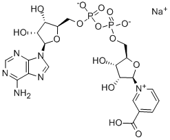 DEAMIDO NAD SODIUM SALT 结构式