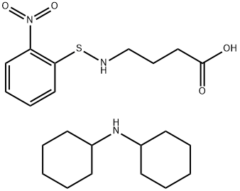 N-O-NITROPHENYLSULFENYL-GAMMA-AMINOBUTYRIC ACID DI(CYCLOHEXYL)AMMONIUM SALT 结构式