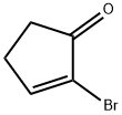 2-溴-2-环戊烯酮 结构式