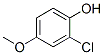 Phenol,  2-chloro-4-methoxy-,  labeled  with  carbon-14  (9CI) 结构式