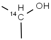 14C-异1丙醇 结构式