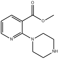 2-(1-Piperazinyl)-3-pyridinecarboxylic acid methyl ester 结构式
