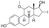 16-iodo-11-methoxyestradiol 结构式