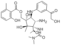 8"-羟基密旋霉素 结构式