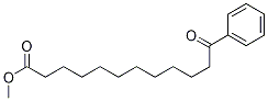 Methyl 12-oxo-12-phenyldodecanoate 结构式