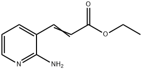 3-(4-氨基吡啶-3-基)丙烯酸乙酯 结构式