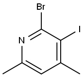 2-Bromo-3-iodo-4,6-dimethylpyridine