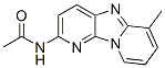 N-acetyl-2-amino-6-methyldipyrido(1,2-a-3',2'-d)imidazole 结构式