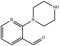 3-Pyridinecarboxaldehyde,2-(1-piperazinyl)-(9CI) 结构式