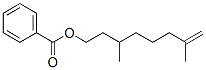 (-)-3,7-DIMETHYLOCT-7-ENYL BENZOATE 结构式