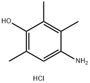 4-氨基-2,3,6-三甲基苯酚盐酸盐 结构式