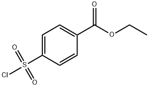 4-氯磺酰基苯甲酸乙酯 结构式