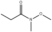 N-甲氧基-N-甲基-丙酰胺 结构式