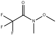 N-甲氧基-N-甲基-2,2,2-三氟乙酰胺 结构式