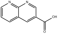 1,8-萘啶-3-羧酸 结构式