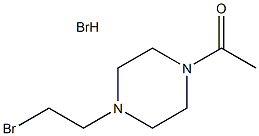 1-[4-(2-溴乙基)-1-	哌嗪]乙酮氢溴酸盐 结构式