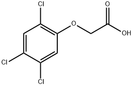 2,4,5-TRICHLOROPHENOXY-ACETIC ACID-RING-UL-14C 结构式