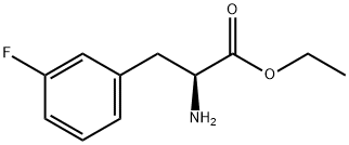 (S)-2-Amino-3-(3-fluorophenyl)propionicacidethylester 结构式