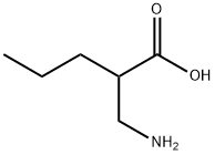 2-(氨基甲基)戊酸 结构式