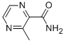 3-甲基吡嗪-2-甲酰胺 结构式