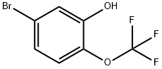 2-(三氟甲氧基)-5-溴苯酚 结构式