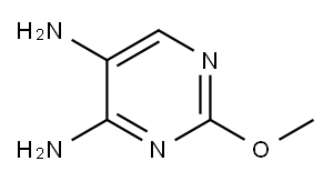 2-甲氧基-4,5-嘧啶二胺 结构式