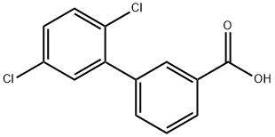 2,5-DICHLOROBIPHENYL-3-CARBOXYLIC ACID 结构式