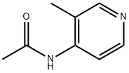 N-(3-甲基吡啶-4-基)乙酰胺 结构式