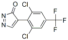 2,6-Dichloro-4-trifluoromethylphenyl-pyrazolone 结构式