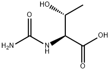 Threonine, N-(aminocarbonyl)- (9CI) 结构式