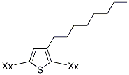 3-辛基取代聚噻吩 结构式