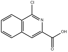 1-chloroisoquinoline-3-carboxylic acid 结构式