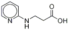3-(2-吡啶胺)丙酸 结构式