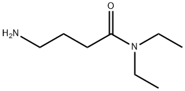 4-氨基-N,N-二乙基丁酰胺 结构式
